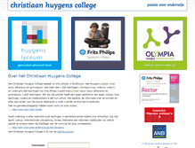 Tablet Screenshot of huygenscollege.nl